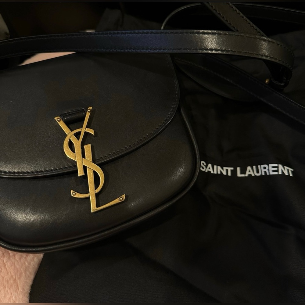 Saint Laurent Ysl Kaia Small Leather Crossbody Bag Gem